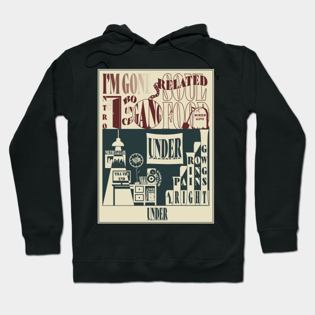 Under Pressure Poster (Tracklist) - Logic Hoodie by crossroadsts